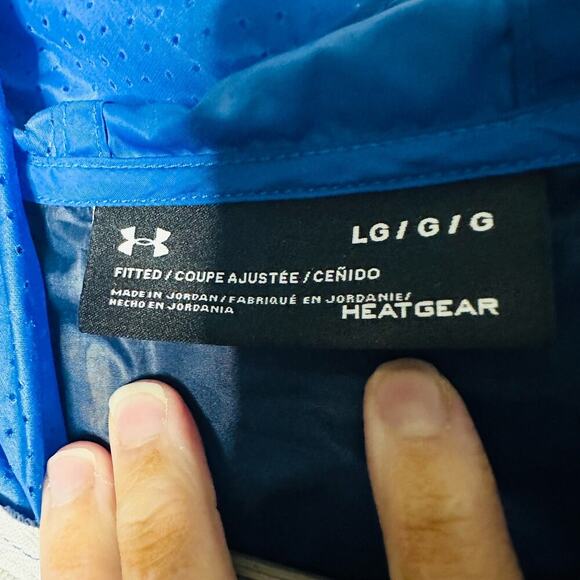 Under Armour Mens Sportstyle Windbreaker Running Lightweight Zip Up Jacket SizeL - Picture 3 of 10